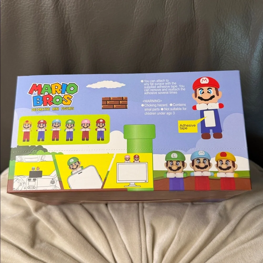 12–Mario Bros Decorative Mini Figures Blind Boxes—Hippers